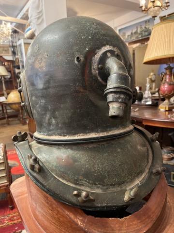 Bronze divers helmet